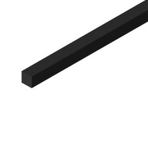 Молдинг Hiwood D12V1 BK 270x1.2x1.2