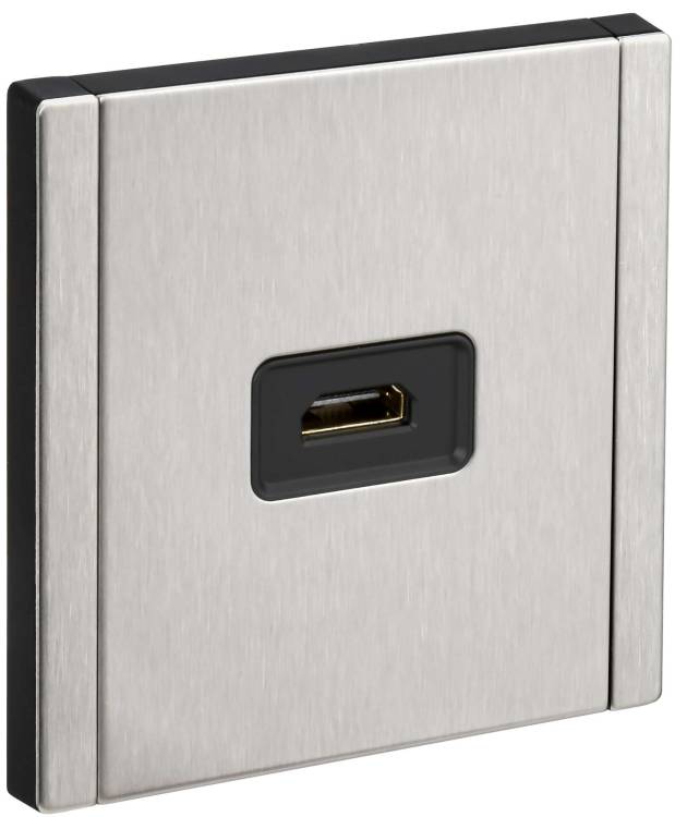 Розетка HDMI IEK Forte&Piano FP-H10-M-K50 никель