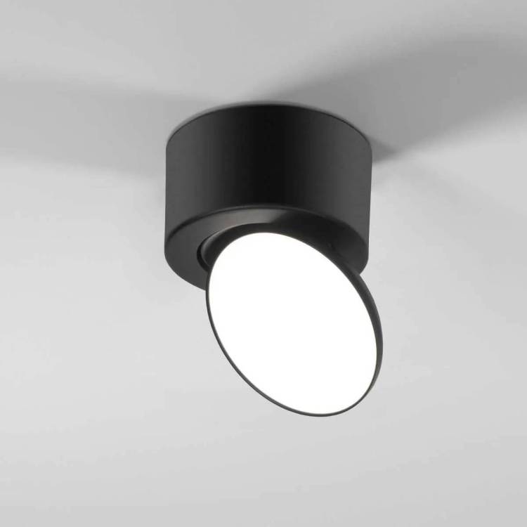 Потолочный светодиодный светильник Elektrostandard Smooth 25053/LED 10W 4000K черный