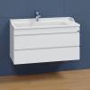 Тумба с раковиной СанТа Марс 100 подвесная, с ящиками