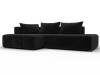 Диван угловой Лига Диванов Лига-103 134819L Черный
