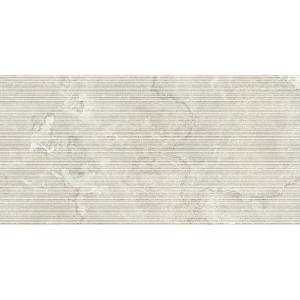 Керамогранит Italgraniti Dorset DR01BAR Bianco Cross Cut Ribbed Sq. 60x120