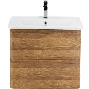 Тумба под раковину Belbagno Albano-Cer ALBANO-CER-600-2C-SO-RR 57x44x50 Rovere Rustico подвесная с двумя выкатными ящиками