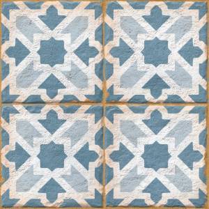 Керамогранит Ennface Pattern ENPTR6007MT2020 Morocco Azure 20x20