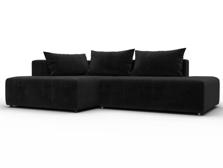 Диван угловой Лига Диванов Лига-103 134819L Черный
