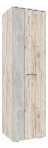 Шкаф Woodville Бостон ШК-600 508425 дуб крафт серый/бетонный камень