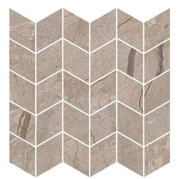 Декор Kerama Marazzi Ифран KMD2MSM014BR Мозаичный Бежевый Светлый Глянцевый Обрезной 30x31.2