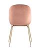 Набор из 2 барных стульев Stool Group Beetle 8329C PINK X2 пудровый со спинкой фото 4