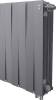 Радиатор биметаллический Royal Thermo Piano Forte 500 VDR silver satin, 6 секций, серебристый