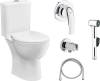 Комплект  Чаша для унитаза-компакта Grohe Bau Ceramic 39429000 + Крышка-сиденье Grohe Bau Ceramic 39493000 с микролифтом + Бачок для унитаза Grohe Bau