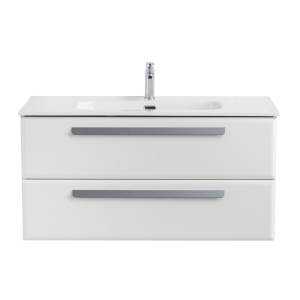 Тумба под раковину Cezares ECO-CER-N-1000-2C-SO-BL Bianco Lucido, 100x45.7x50
