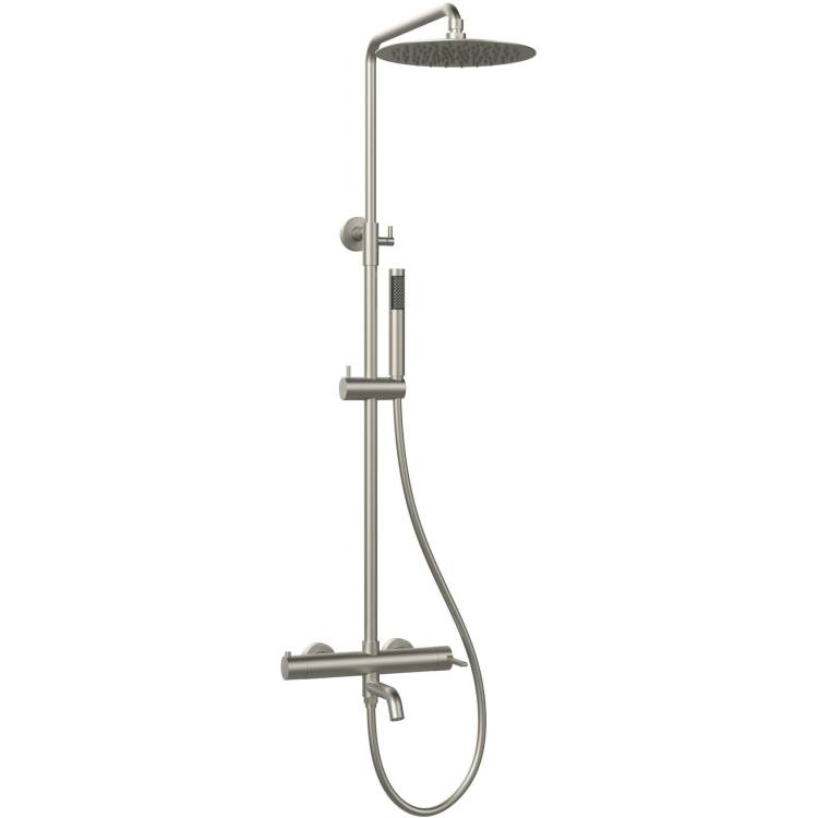 Душевая стойка Vincea Villa VSFS-1VL1BN никель брашированный, с изливом