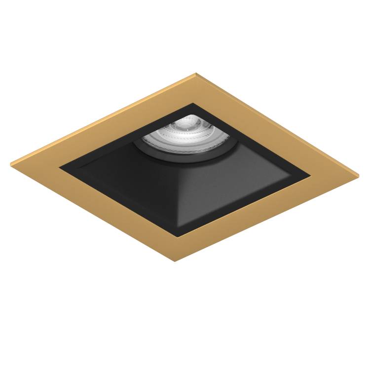 Встраиваемый светильник Lightstar Domino Quadro D51307BMOD