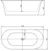Акриловая ванна Aquanet Smart 260047 170x80, белая фото 10