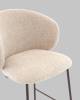 Стул полубарный Stool Group Блейз LV-109-S112-P-8019 капучино, каркас серо-коричневый, букле фото 8