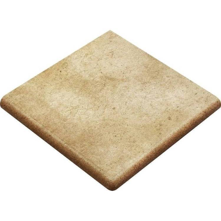 Ступень Gres de Aragon Orion Угловая Rounded Stair-Tread Corner Beige 33x33