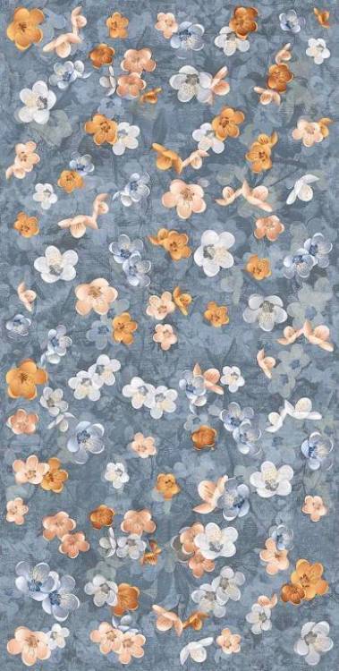 Декор Piemme Valentino Homey 05275 Bloom Blue Nat/Ret 60x120