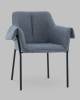 Стул Stool Group Фальчин AV 339-W994-9005 серый, рогожка фото 2
