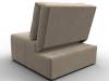 Кресло-кровать Лига Диванов Лига-107 (80) 134895 Бежевый фото 5