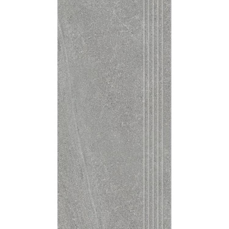 Ступень Paradyz Natural Rocks Silver Stopnica Prosta Nacinana Mat. 29.8x59.8