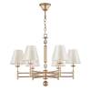 Подвесная люстра Crystal Lux FLAVIO SP6 GOLD