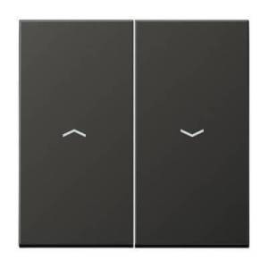 Клавиша двойная жалюзийная Jung LS 990 антрацит AL2995PAN