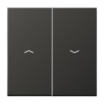 Клавиша двойная жалюзийная Jung LS 990 антрацит AL2995PAN