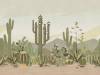 Бесшовные Eco обои Ortograf Serenity 34895 Cacti in the desert Кристалл OE-S