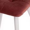 Стул Tetchair Chilly (mod. 7095-1) 17239 коралловый barkhat 15 /белый 45x53x88 фото 7