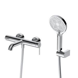 Смеситель для ванны с душем DQ Köln DA1753201 короткий излив, хром