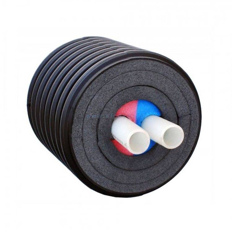 Труба теплоизолированная Usystems Varia Twin 2x32x2,9/140 6 Bar двухтрубная для отопления