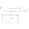 Стальная ванна Bette Loft 3172-000 180x80x42 белая, с шумоизоляцией фото 2