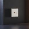 Лицевая панель для компьютерной розетки RJ-45 Voltum S70 VLS001313 хлопок фото 4