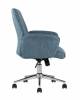 Кресло компьютерное Stool Group Simona THOMASINA TWEED BLUE голубой фото 3