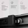 Душевое ограждение AM.PM Gem S W93G-404-100280-BT стекло прозрачное, профиль черный матовый, без поддона, 100х80 фото 7