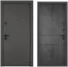 Входная стальная дверь Torex S.OMEGA PRO MP 3512155 Темно-серый букле графит/ПВХ Бетон темный 2000x880