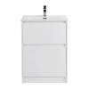 Тумба под раковину BelBagno KRAFT-600-2C-PIA-BO Bianco Opaco, 60x83x46