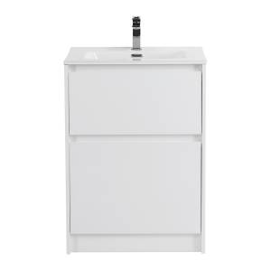Тумба под раковину BelBagno KRAFT-600-2C-PIA-BO Bianco Opaco, 60x83x46