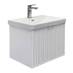 Тумба с раковиной Comforty Тенерифе-60 00-00022171 белый матовый