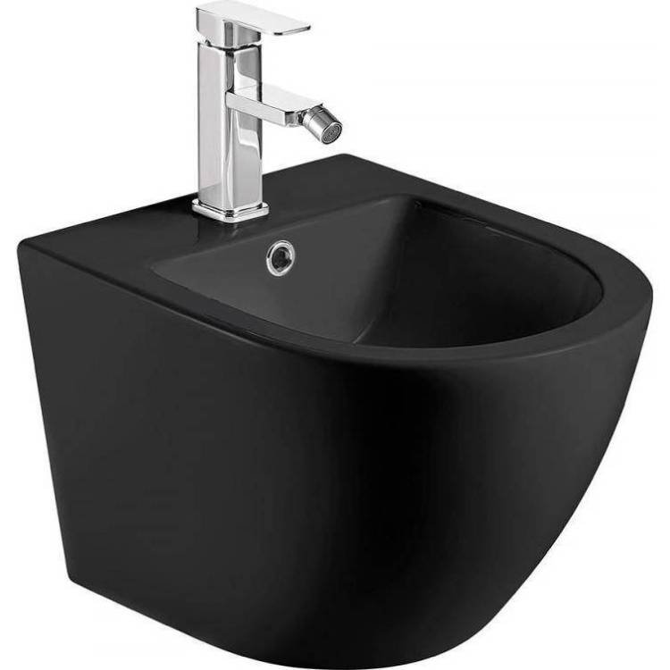 Биде подвесное AQUAme AQM2102MB черное матовое