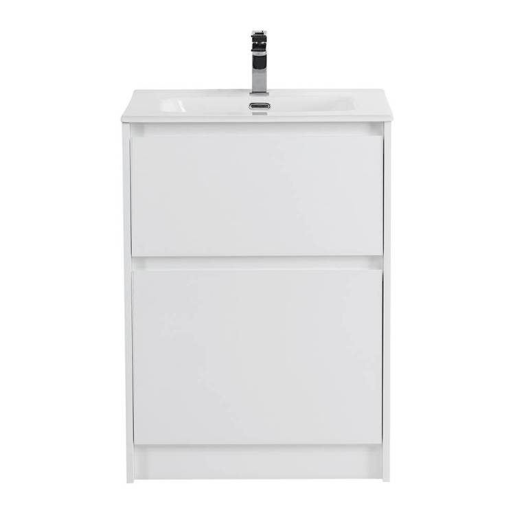 Тумба под раковину BelBagno KRAFT-600-2C-PIA-BO Bianco Opaco, 60x83x46