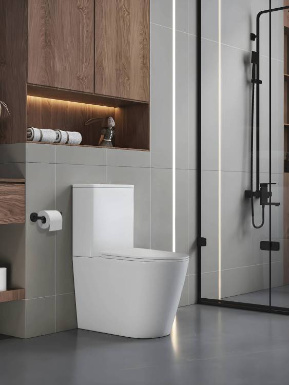 Унитаз-компакт Cerutti Spa Piera CT10560 безободковый, сиденье микролифт, белый