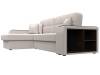 Диван угловой Лига Диванов Брюссель 128082L Бежевый фото 3
