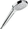 Душевой гарнитур Hansgrohe Croma Select E 26581400 EcoSmart, белый - хром фото 3