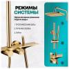Душевая стойка Grocenberg GB7038MG с термостатом, матовое золото фото 11