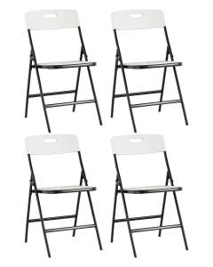 Набор из 4 складных стульев Stool Group Super Lite D15S N white X4 белый, банкетные