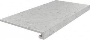 Ступень Kerama Marazzi Терраццо SG632420R\GCF клееная серый светлый 60x33