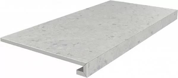 Ступень Kerama Marazzi Терраццо SG632420R\GCF клееная серый светлый 60x33
