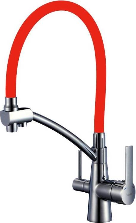 Смеситель для кухни Savol S-L1805L-03 с гибким изливом
