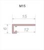 Микроплинтус Decaro M15A Bronze Brush 2000 мм фото 3